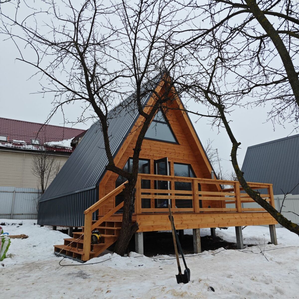 Каких размеров должен быть дом А-фрейм под сдачу или дом для глэмпинга?